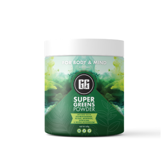 G&G Super Greens Powder Containing 30 scoops 240g - Horans Healthstore