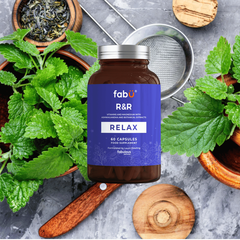 fabU R&R Relax Food Supplement 60 Capsules - Horans Healthstore