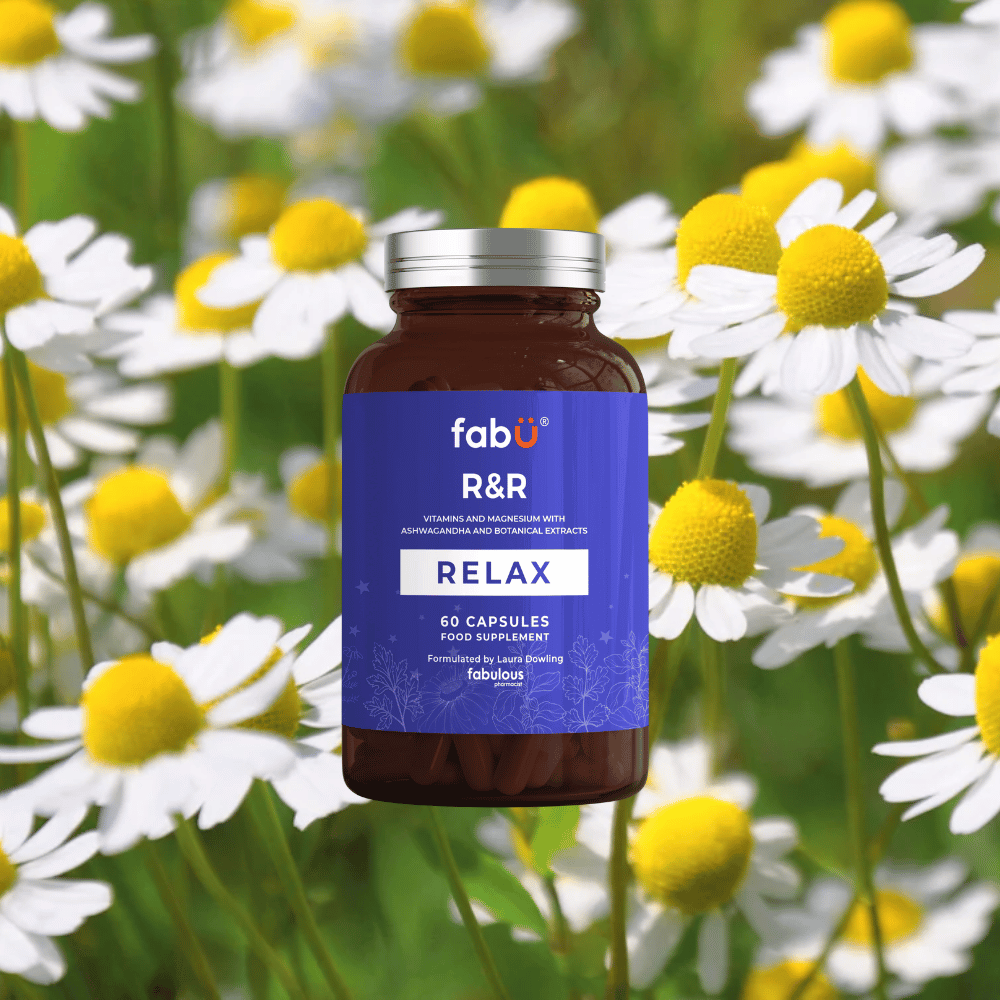 fabU R&R Relax Food Supplement 60 Capsules - Horans Healthstore