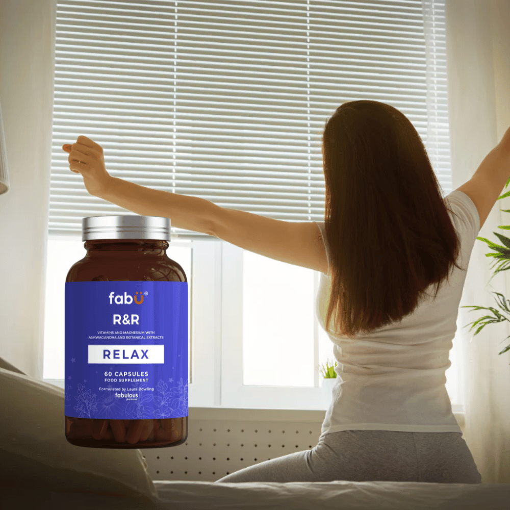 fabU R&R Relax Food Supplement 60 Capsules - Horans Healthstore