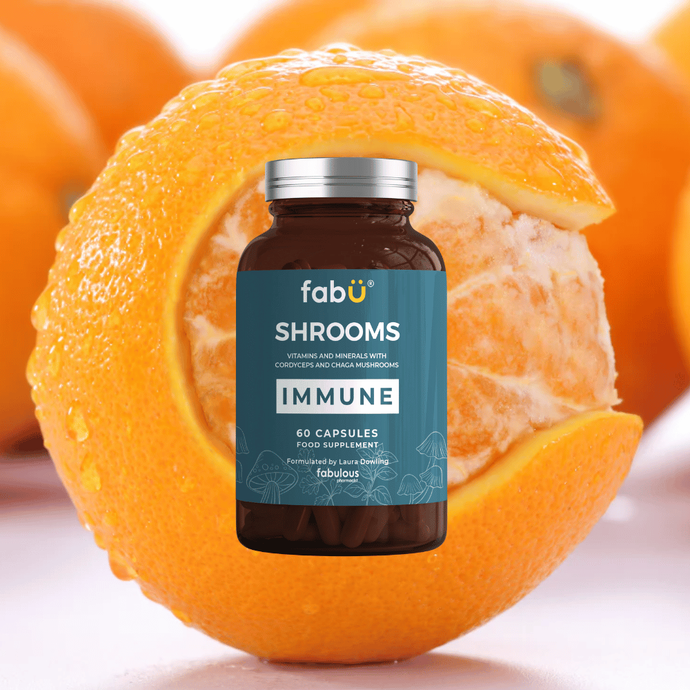 FabU Shrooms Immune Food Supplement 60 Capsules - Horans Healthstore