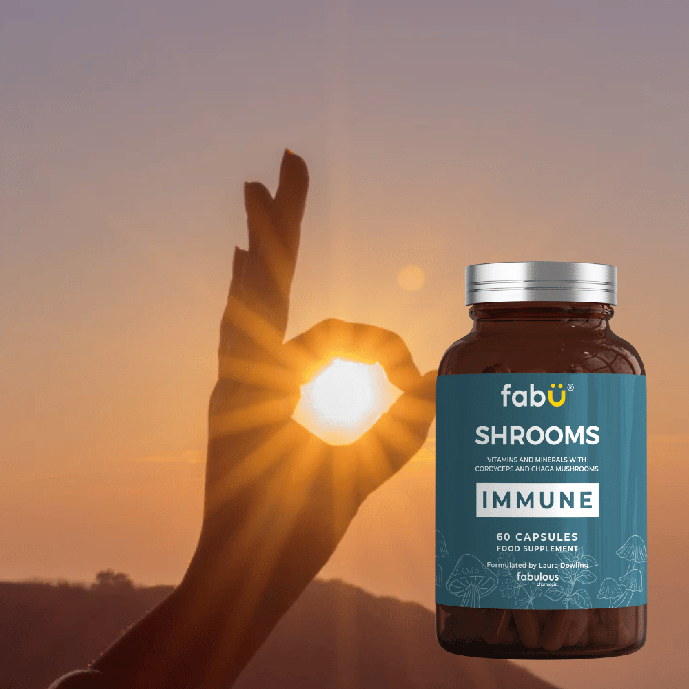 FabU Shrooms Immune Food Supplement 60 Capsules - Horans Healthstore