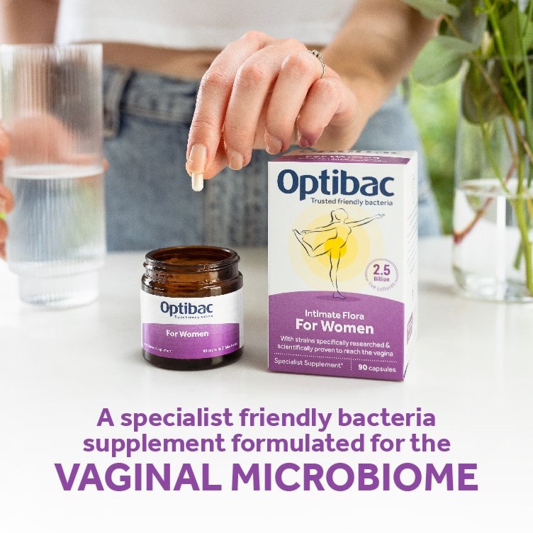 Optibac Probiotics For Women Intimate Flora 90 Capsules