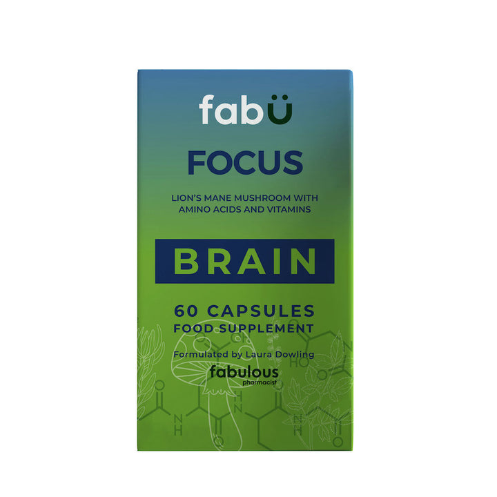 fabÜ FOCUS BRAIN 60s. Horan's Healthstores