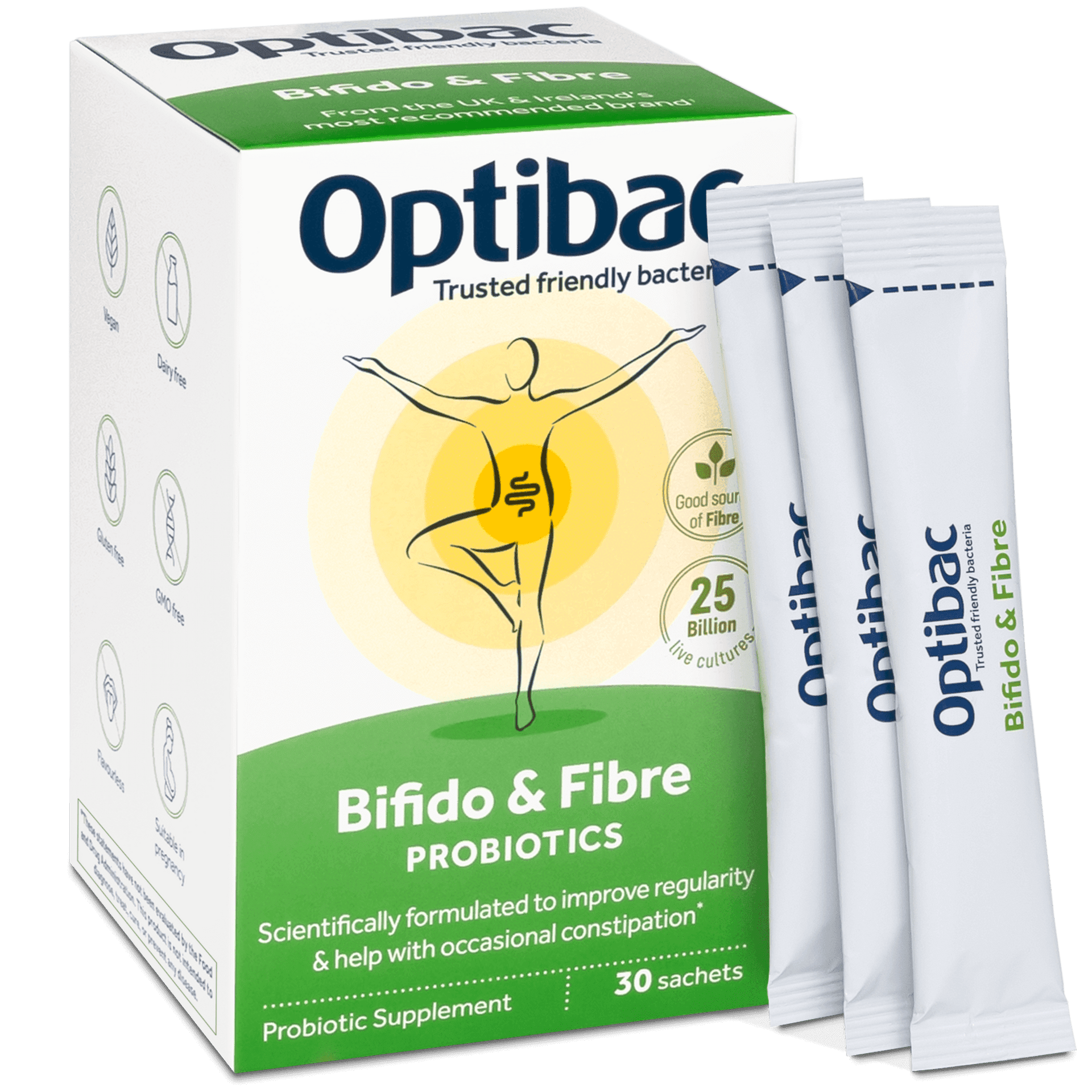 Optibac Bifido & Fibre 30 Sachets
