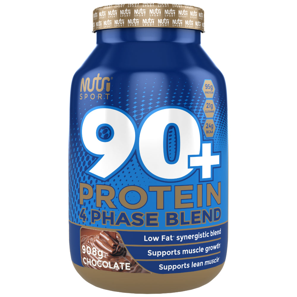 Nutri Sport 90+ Protein 908g Chocolate. Horan's Healthstores
