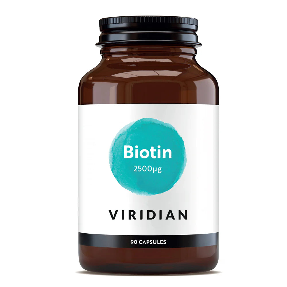 Viridian Biotin 2500 Ug (90 Capsules) - Horans Healthstore
