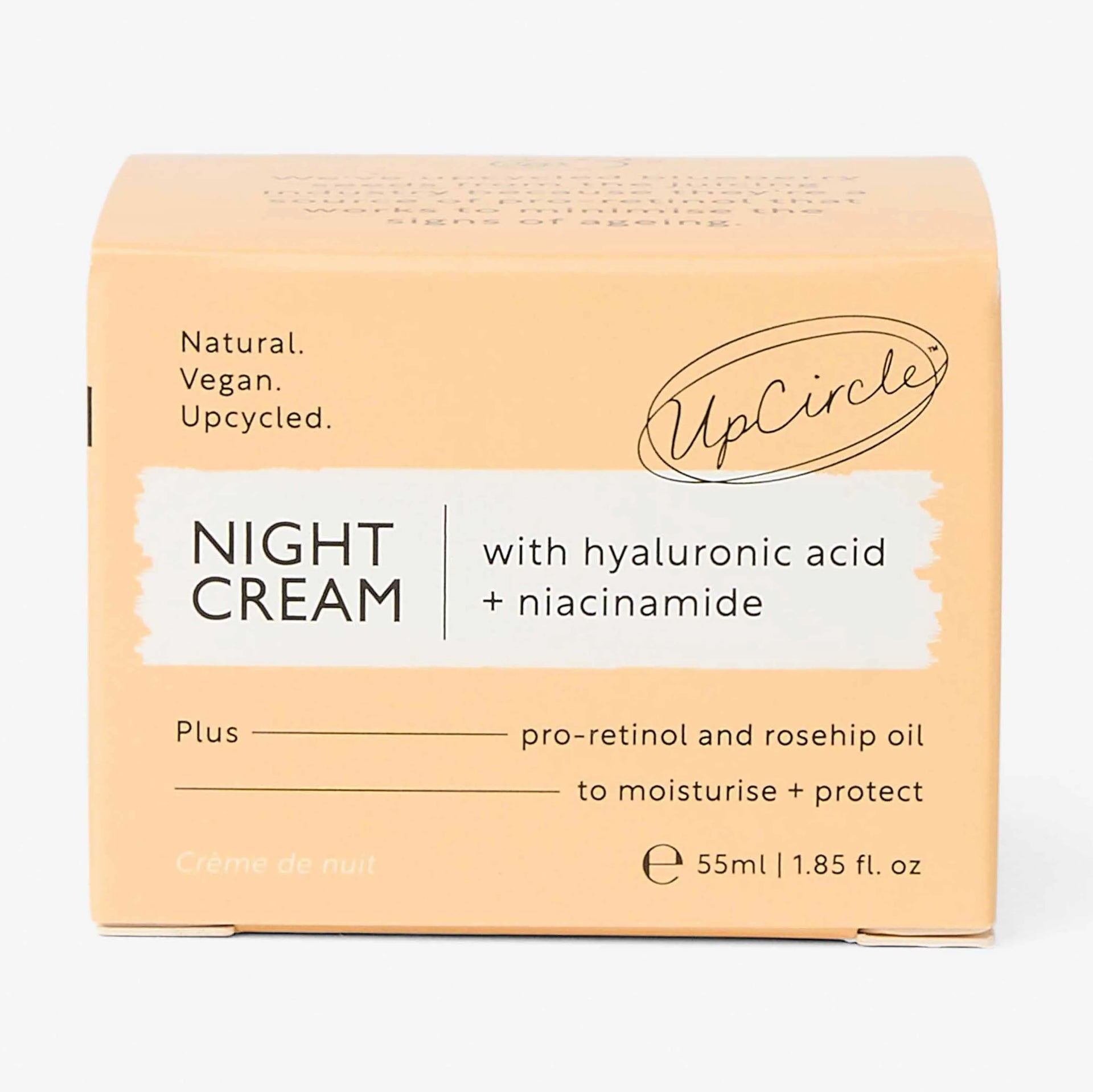 UpCircle Night Cream with Hyaluronic Acid + Niacinamide 55ml Horan's healthstores