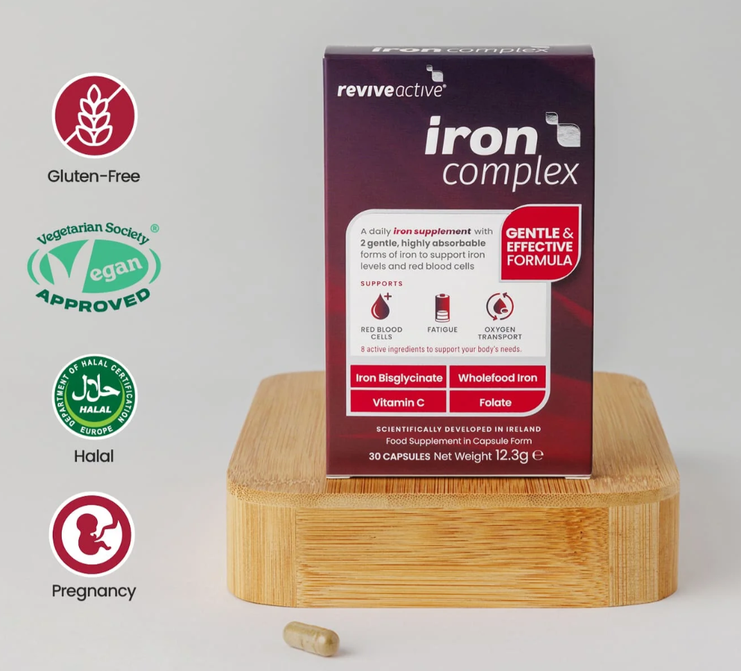 Revive Active Iron Complex 30 Capsules - Horans Healthstore