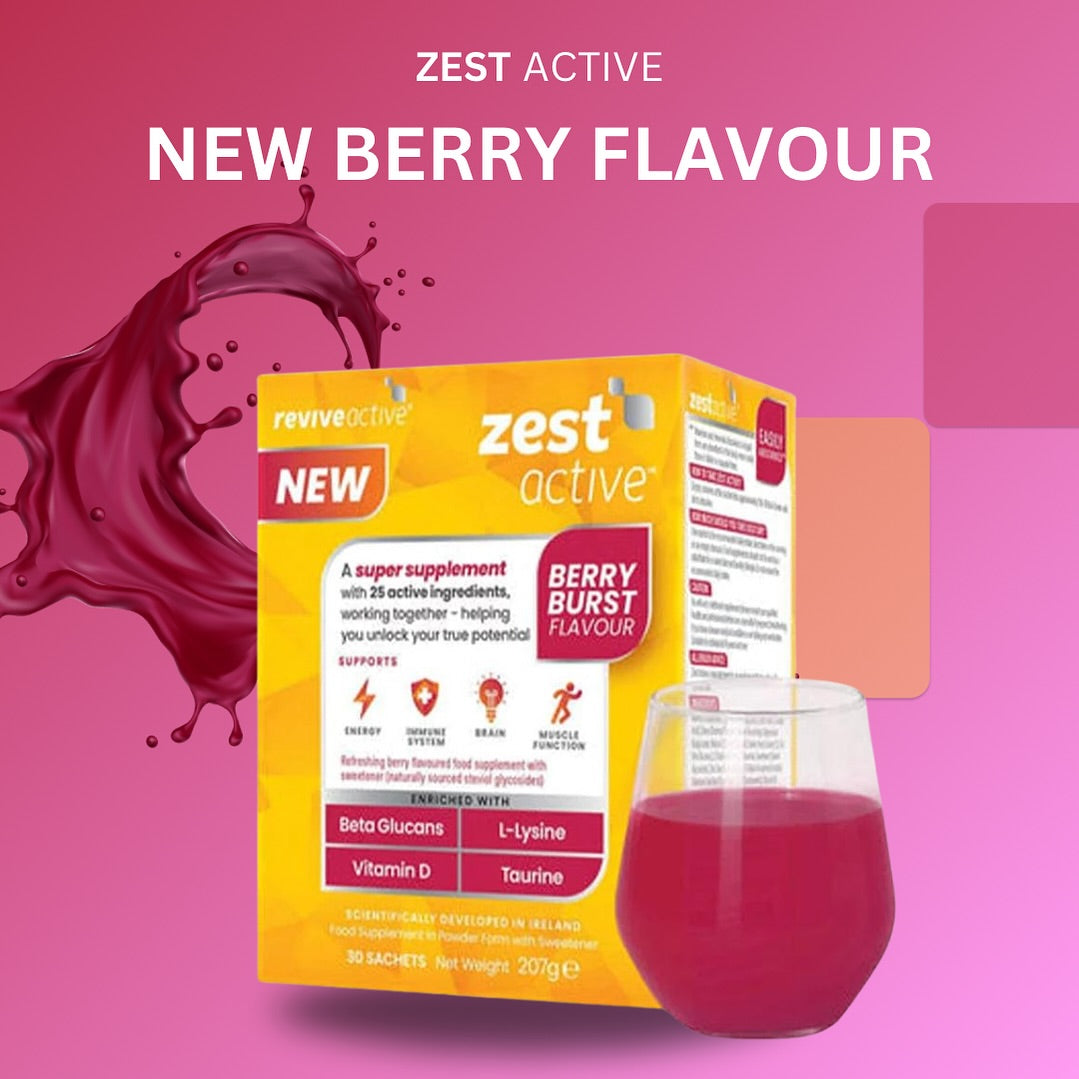 NEW Revive Zest Active Berry Burst 30 Day Pack