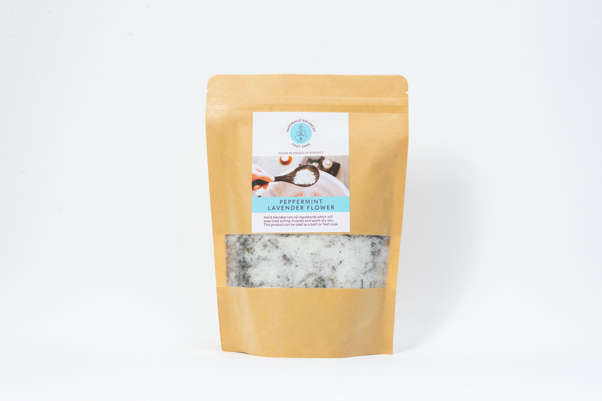 Naturally Balanced Hand Made Foot/Bath Soak Salts 400g