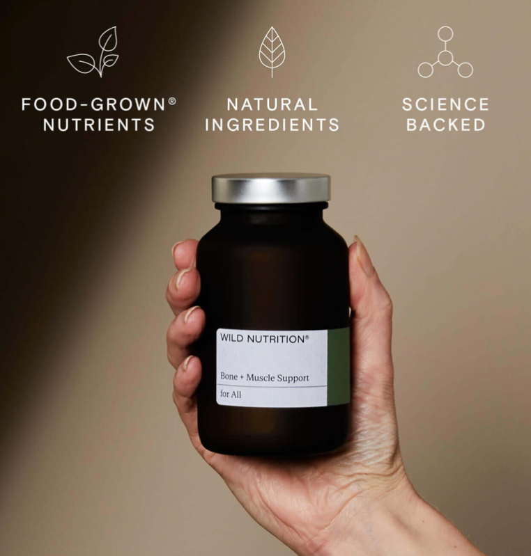 Wild Nutrition Bone + Muscle Support 90 Caps