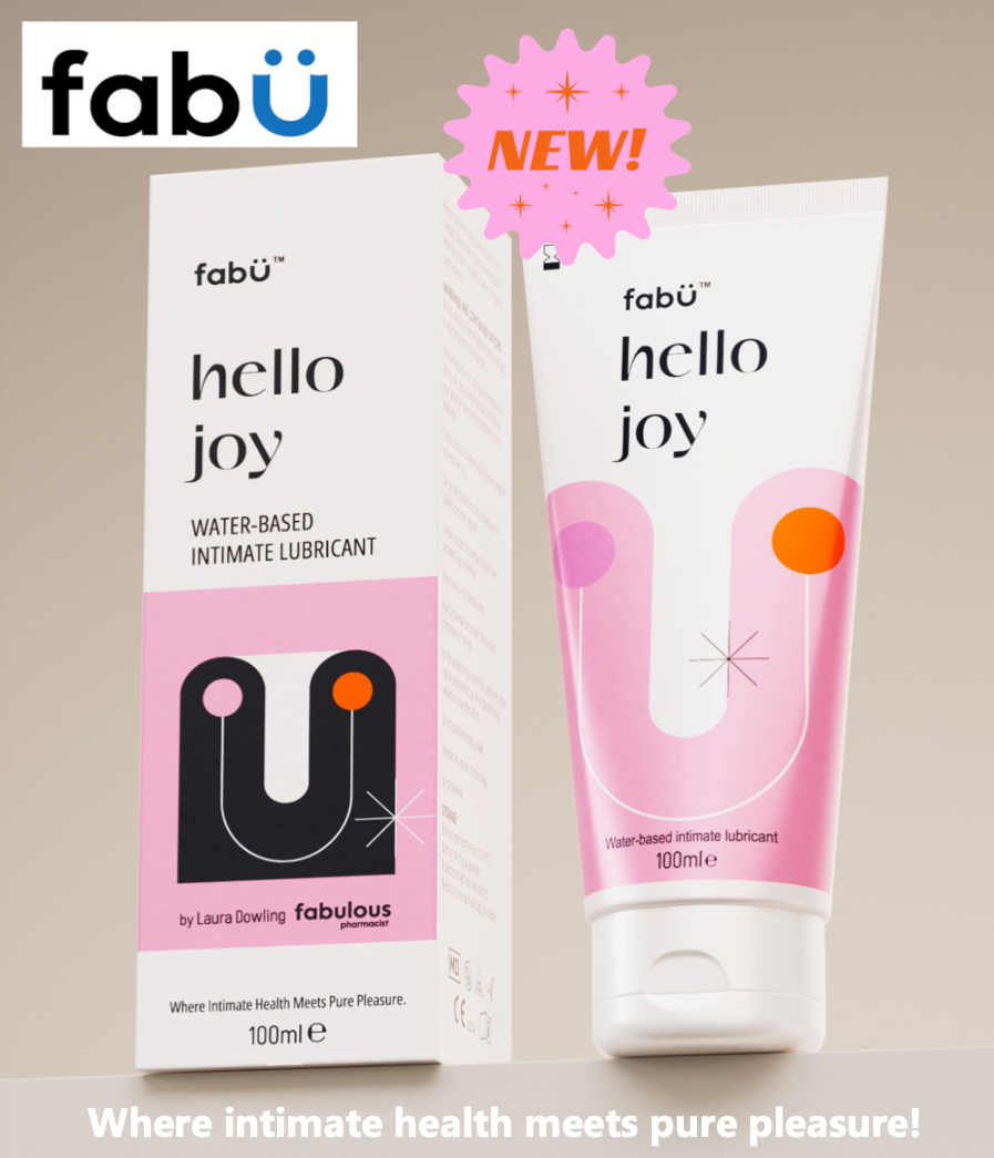 fabU Hello Joy Water based intimate lubricant 100ml - Horans Healthstore