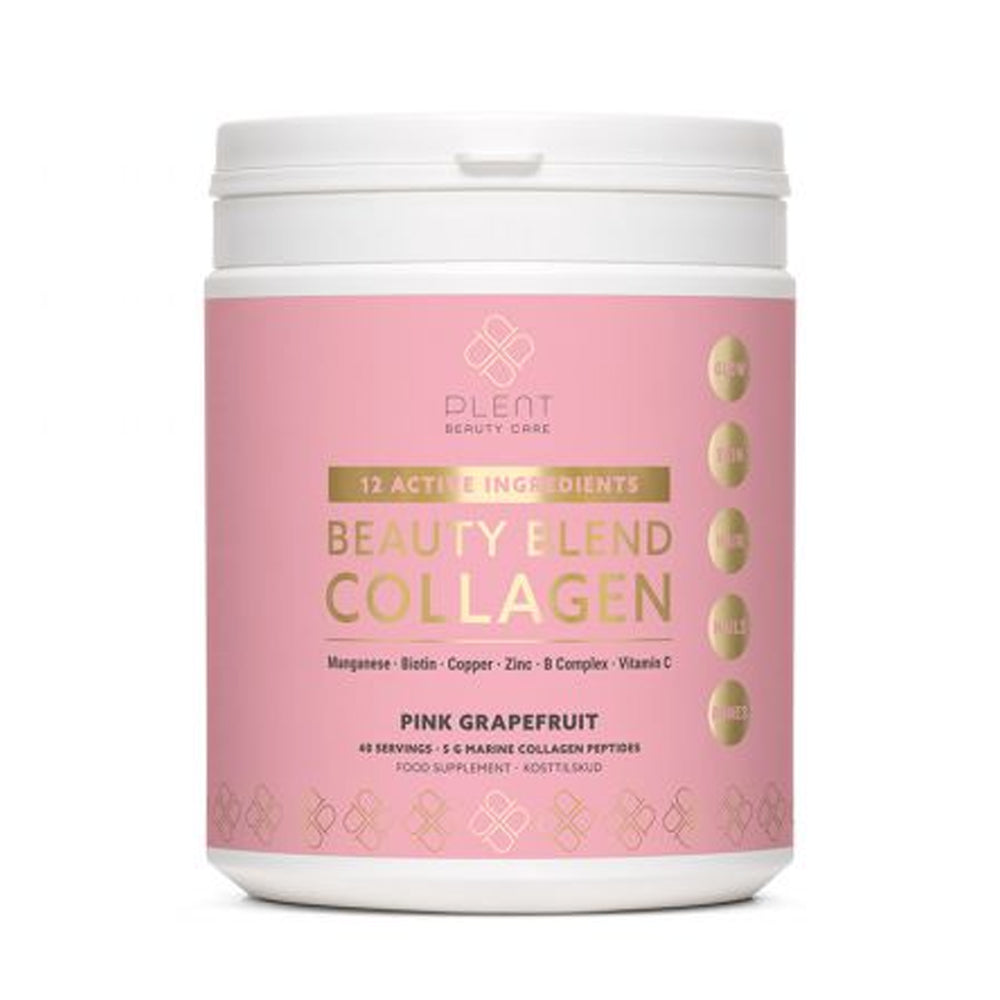 Plent Beauty Blend Collagen Pink Grapefruit 265g - Horans Healthstore