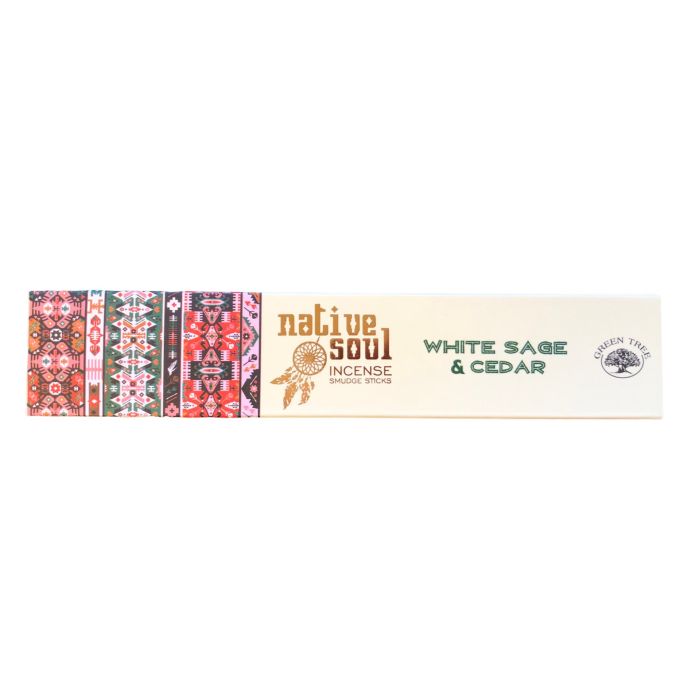 Native Soul Incense Sticks – White Sage & Cedar - Horans Healthstore