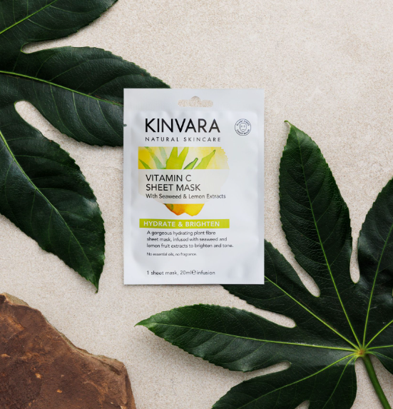 Kinvara Skincare Vitamin C and Seaweed Sheet Mask x 1