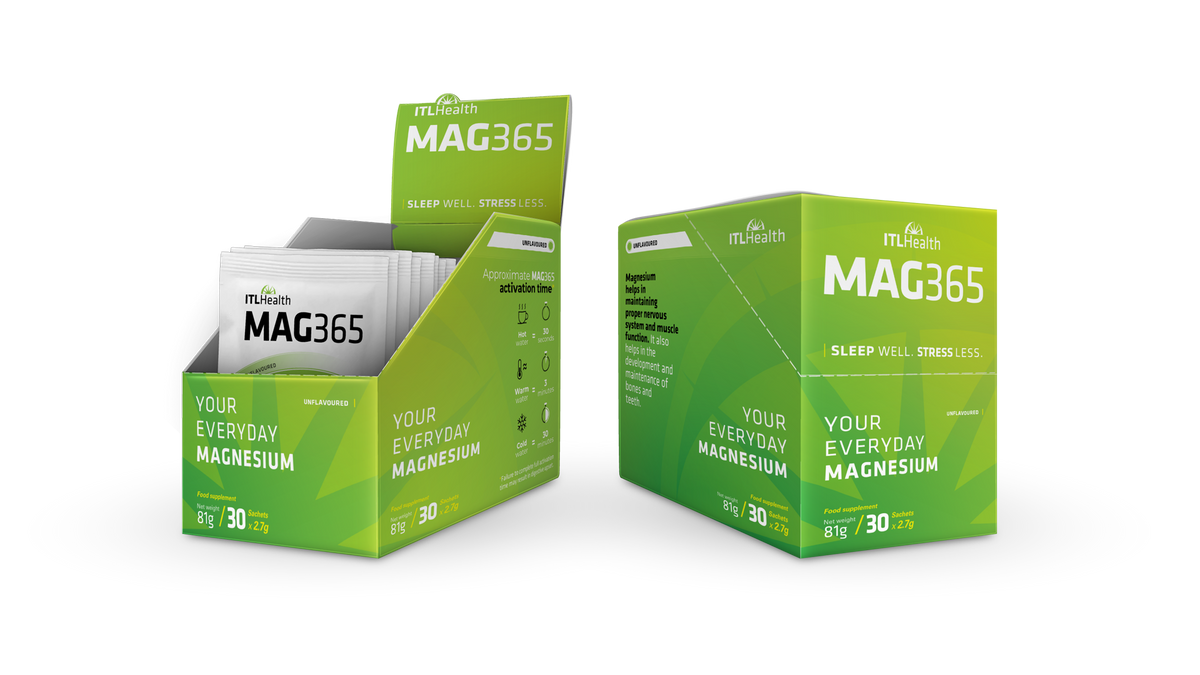 ITL Health MAG365 Single Serve Sachets 30 x 3g Sachets - Horans Healthstore