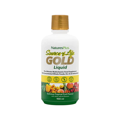 Nature's Plus - Source Of Life Gold Liquid Multivitamin 900ml Large Horan's Healthstores