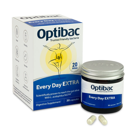 Optibac Probiotics For Every Day Extra Strength 20 Billion 30 Capsules