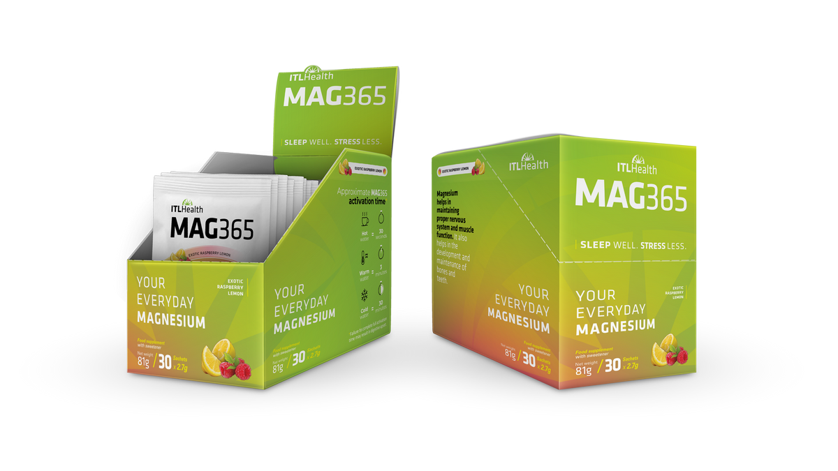 ITL Health MAG365 Single Serve Sachets 30 x 3g Sachets - Horans Healthstore