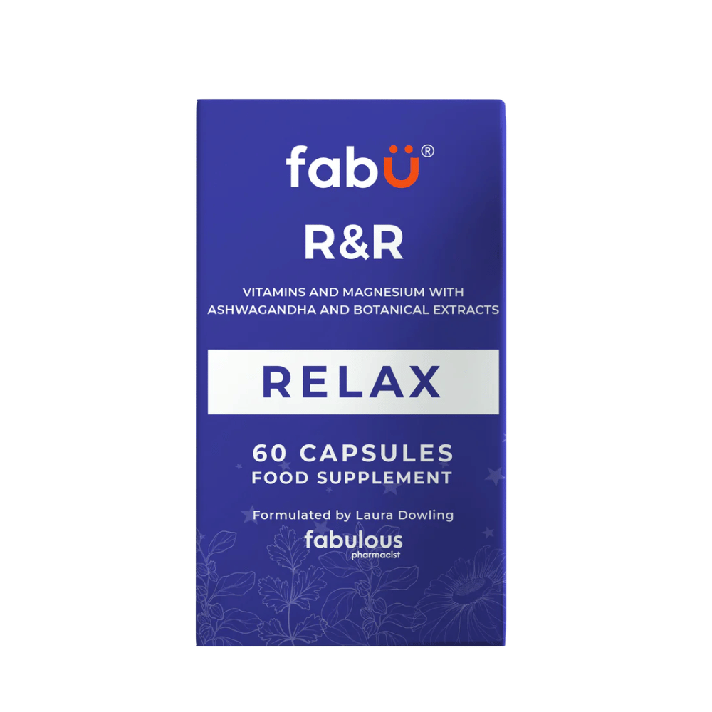 fabU R&R Relax Food Supplement 60 Capsules - Horans Healthstore