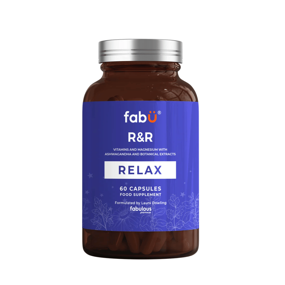 fabU R&R Relax Food Supplement 60 Capsules - Horans Healthstore
