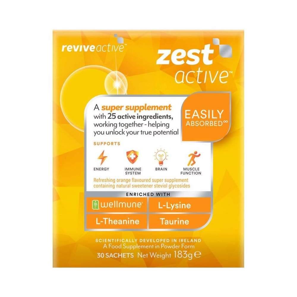 Revive Active Zest Active 30 Sachet Pack - Horans Healthstore