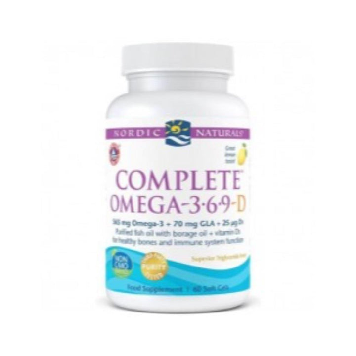 Nordic Naturals Complete Omega-3.6.9 60 Soft Gels - Horans Healthstore