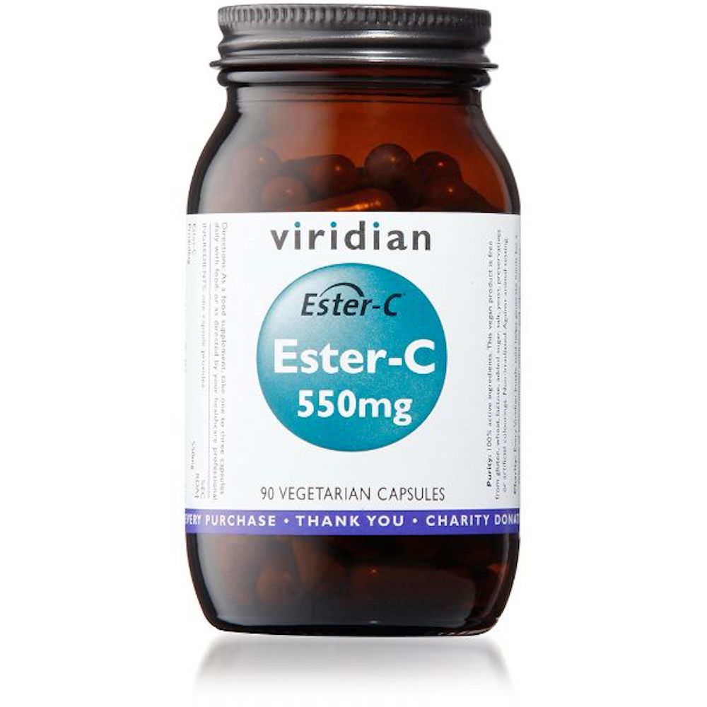 Viridian Ester-c™ 550mg - 90 Veg Caps - Horans Healthstore