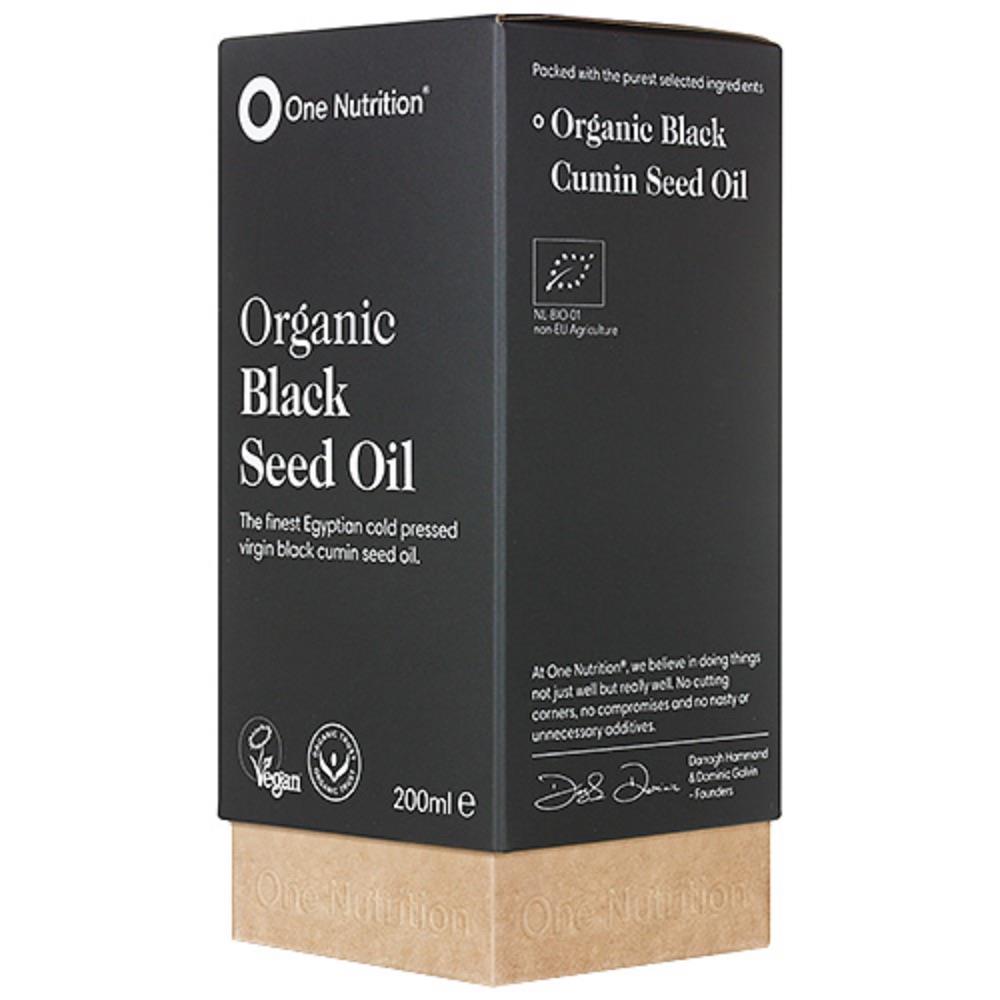 One Nutrition Organic Black Seed Oil 200ml - Horans Healthstore