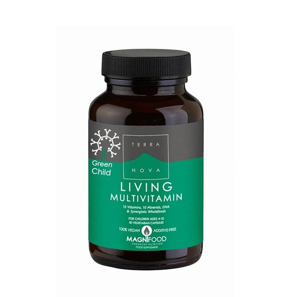 Terra Nova Green Child Living Multivitamin 100 Veg Caps - Horans Healthstore