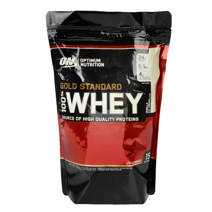 Optimum Nutrition Gold Standard 100% Whey Vanilla 450g - Horans Healthstore