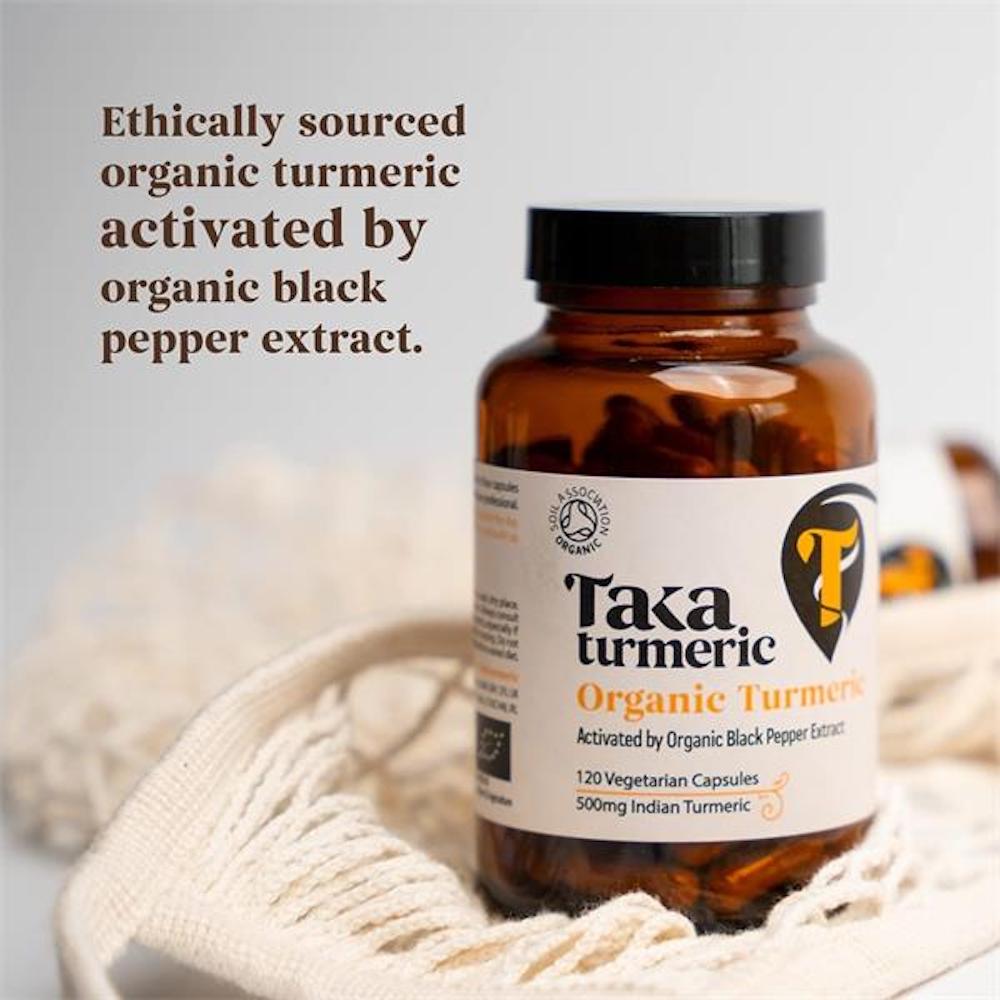 Taka Turmeric With Black Pepper Extract - 120 Capsules - Horans Healthstore
