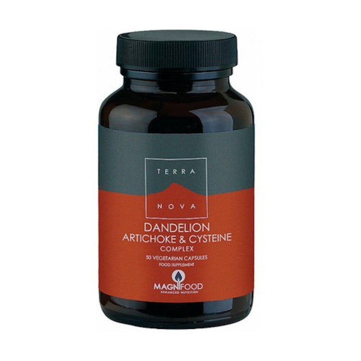 Terra Nova Dandelion, Artichoke & Cysteine Complex 50 Caps - Horans Healthstore