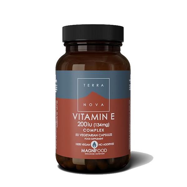 Terranova Vitamin E 200iu Complex (50 Veg Caps) - Horans Healthstore