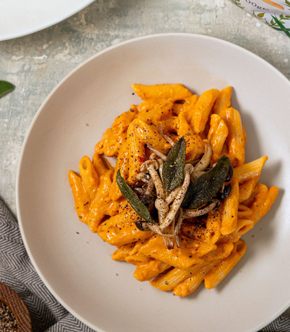 VEGAN BUTTERNUT SQUASH AND MUSHROOM PASTA - Horans Healthstore