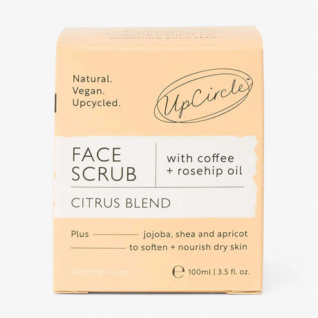 UpCircle Natural Face Scrub – Citrus Blend for Dry Skin 100ml - Horans Healthstore