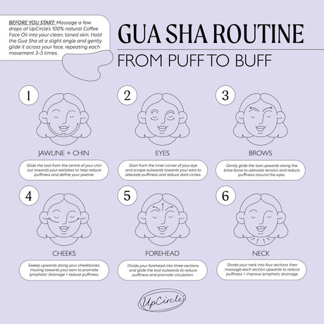 UpCircle Gua Sha Facial Massage Tool - Made from stainless steel. - Horans Healthstore