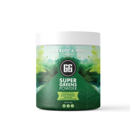 G&G Super Greens Powder Containing 30 scoops 240g - Horans Healthstore