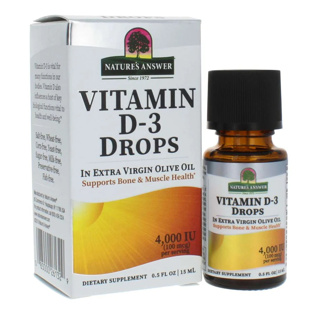 Nature's Answer Vitamin D3 4000IU 15ml