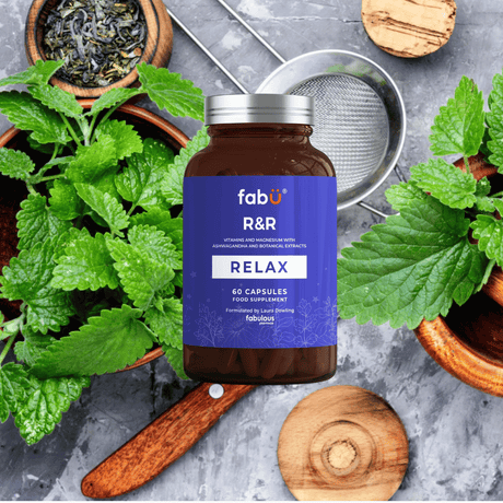 fabU R&R Relax Food Supplement 60 Capsules - Horans Healthstore