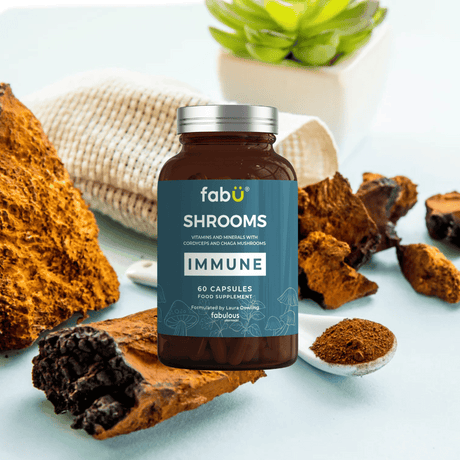 FabU Shrooms Immune Food Supplement 60 Capsules - Horans Healthstore
