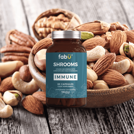 FabU Shrooms Immune Food Supplement 60 Capsules - Horans Healthstore