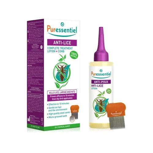 Puressentiel Head Lice Complete Treatment Lotion 100ml + Comb Horan's Healthstores