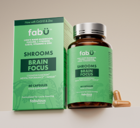 fabÜ Shrooms Brain Focus 60s - Horans Healthstore