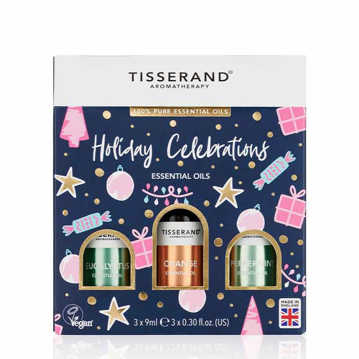 Tisserand Holiday Celebrations Essential Oil Gift Set Horan's Healthstore