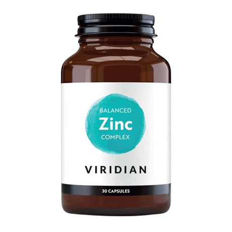 Viridian Balanced Zinc Complex 30s - Horans Healthstore