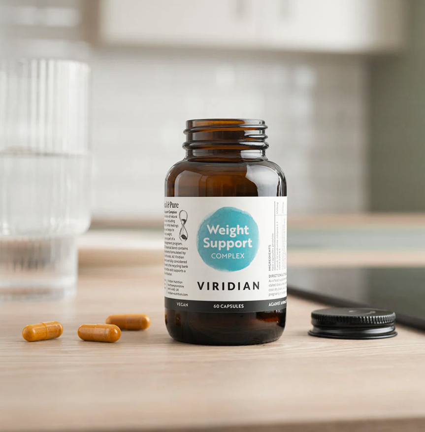 Viridian Weight Support Complex 60s with Free Healthy Weight Support Booklet