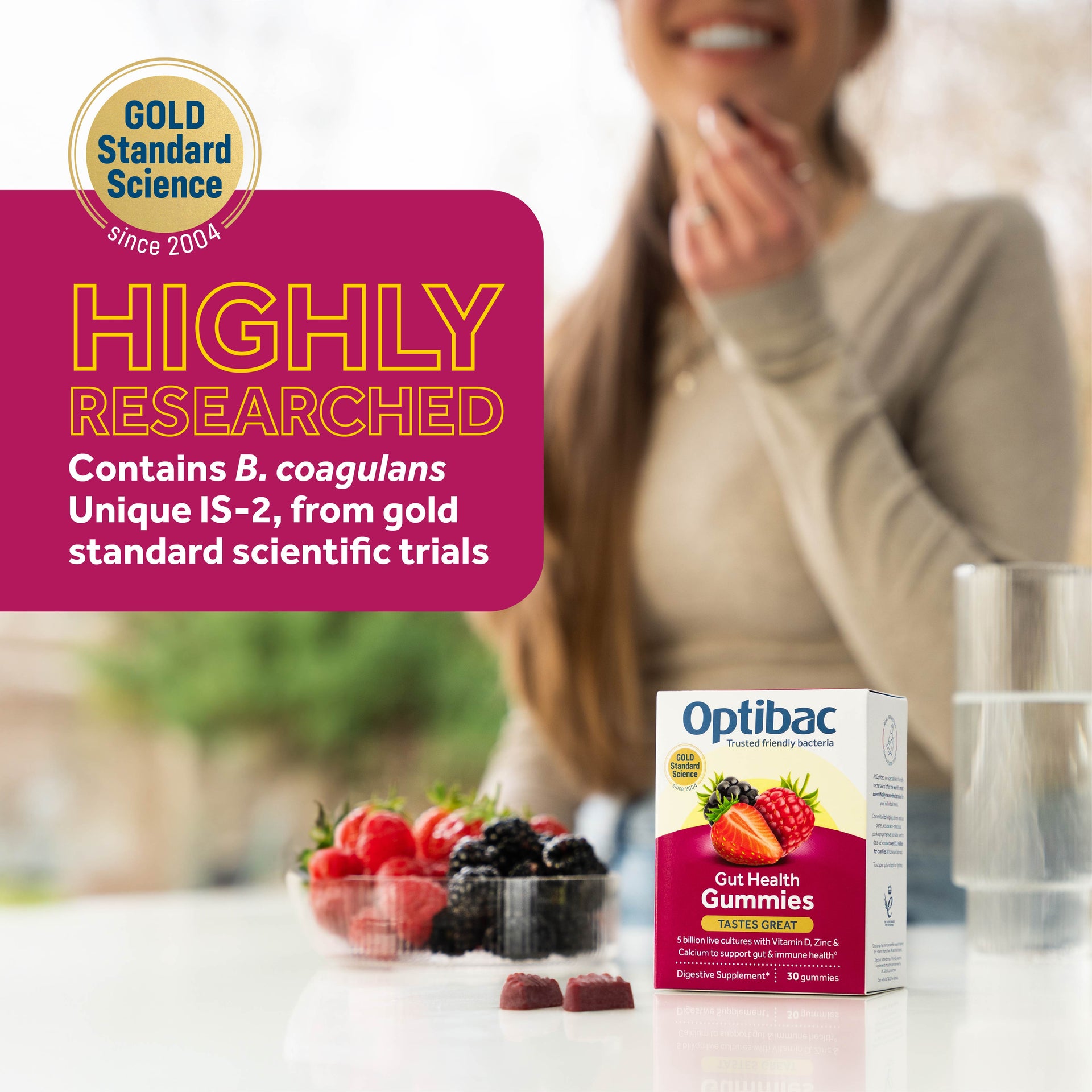 OptiBac Probiotics Gut Health Gummies 30 Pack  Horan's Healthstores