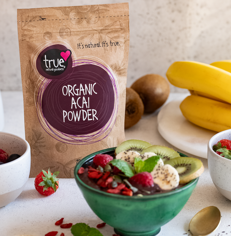 True Natural Goodness ORGANIC Acai Powder 70g Freeze Dried - Horans Healthstore
